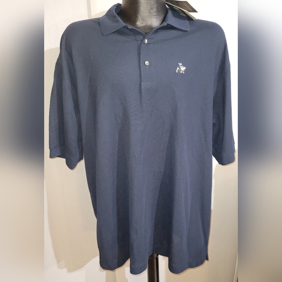 NWT's NIKE GOLF POLO MENS SIZE XL, NAVY BLUE, Dri FIT - Picture 1 of 4